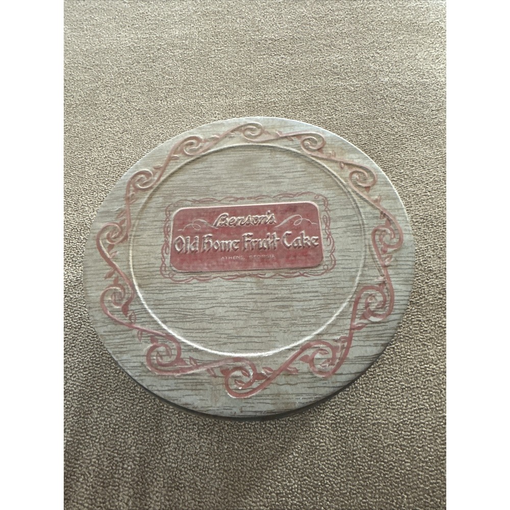 Vintage Benson's Old Home Fruit Cake Empty Tin (TD)